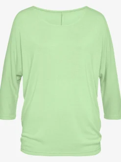 T-shirt à manches 3/4 manches chauve-souris pour un look décontracté