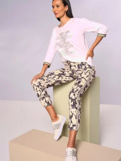 T-shirt à manches 3/4 pur coton