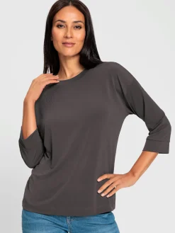 T-shirt à manches 3/4 qualité douce et fluide