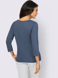 T-shirt à manches 3/4 superbe encolure
