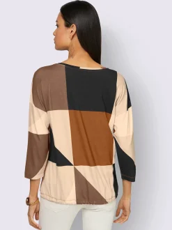 T-shirt à manches 3/4 viscose