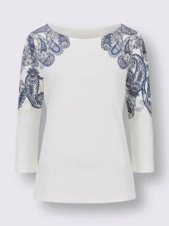 T-shirt à manches 3/4 viscose