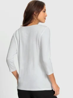 T-shirt à manches 3/4 viscose
