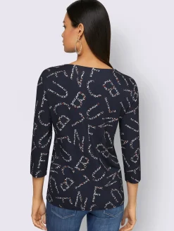 T-shirt à manches 3/4 viscose