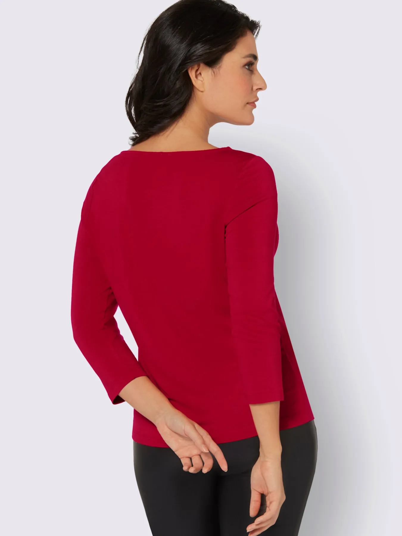 T-shirt à manches 3/4 viscose
