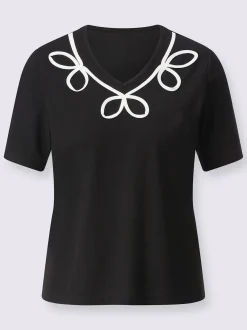 T-shirt à manches courtes 50% coton et 50% modal