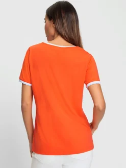 T-shirt à manches courtes détails brillants