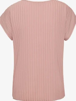 T-shirt à manches courtes encolure haute