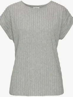 T-shirt à manches courtes encolure haute
