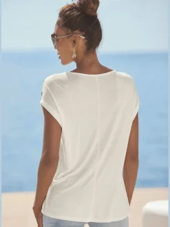 T-shirt à manches courtes encolure ronde