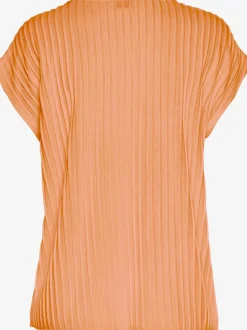 T-shirt à manches courtes encolure haute