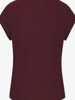 T-shirt à manches courtes encolure haute