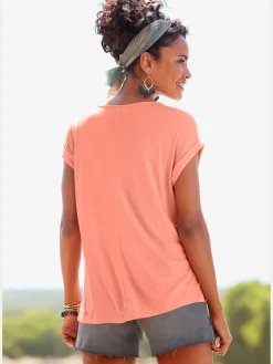 T-shirt à manches courtes encolure ronde
