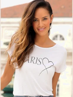 T-shirt à manches courtes encolure ronde
