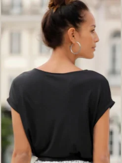 T-shirt à manches courtes encolure ronde