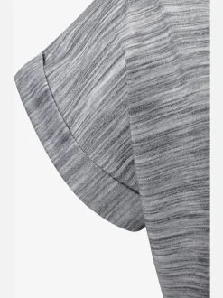 T-shirt à manches courtes effet structuré bicolore