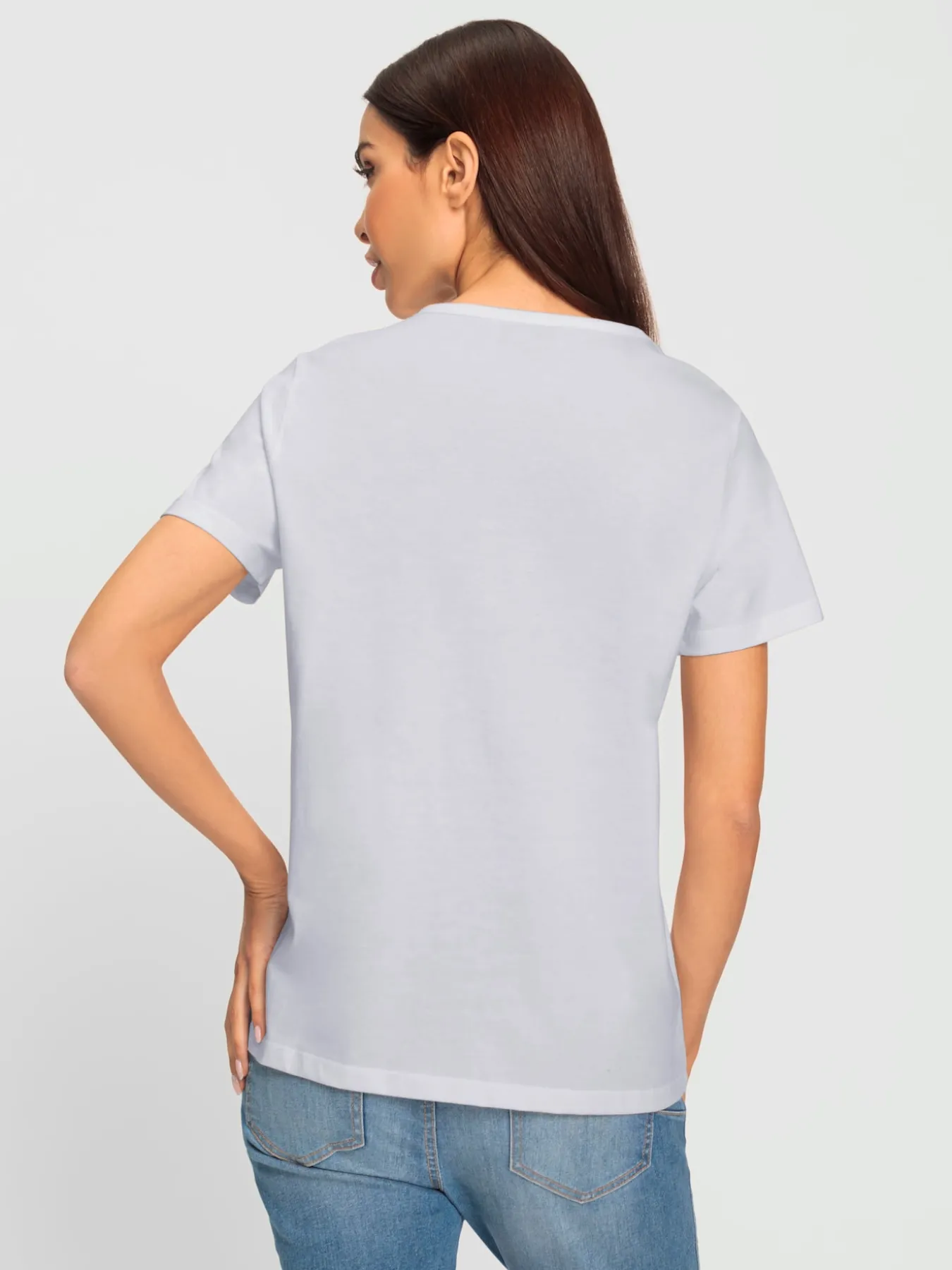 T-shirt à manches courtes imprimé assorti