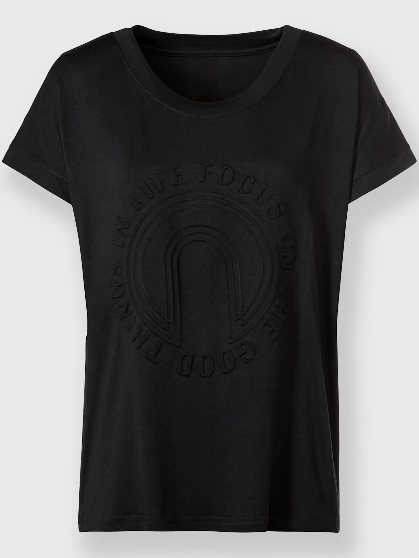 T-shirt à manches courtes imprimé à effet 3d