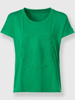 T-shirt à manches courtes imprimé à effet 3d