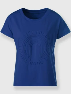 T-shirt à manches courtes imprimé à effet 3d