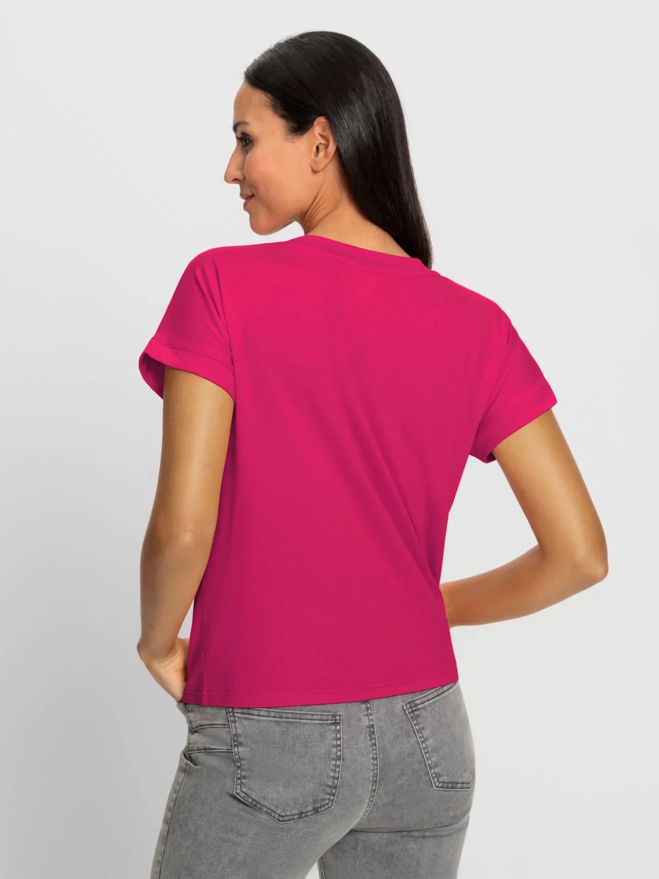 T-shirt à manches courtes imprimé à effet 3d