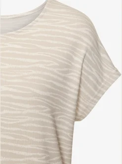 T-shirt à manches courtes imprimé animal tendance
