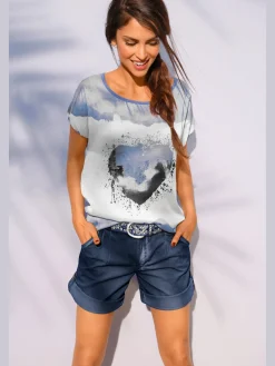 T-shirt à manches courtes look tendance