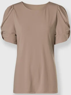 T-shirt à manches courtes nœuds aux manches