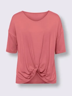 T-shirt à manches courtes nœud décoratif tendance
