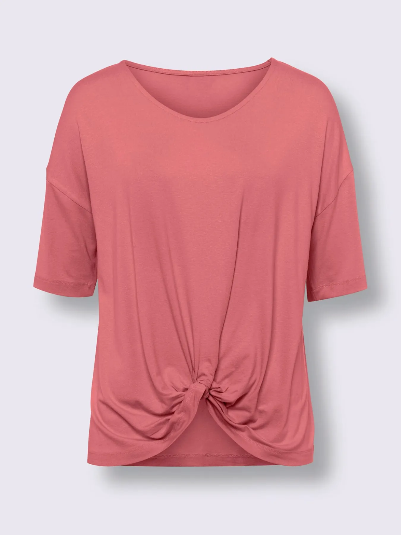 T-shirt à manches courtes nœud décoratif tendance