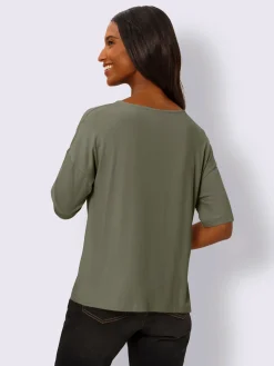 T-shirt à manches courtes nœud décoratif tendance