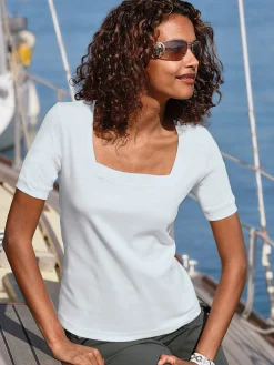 T-shirt à manches courtes pur coton