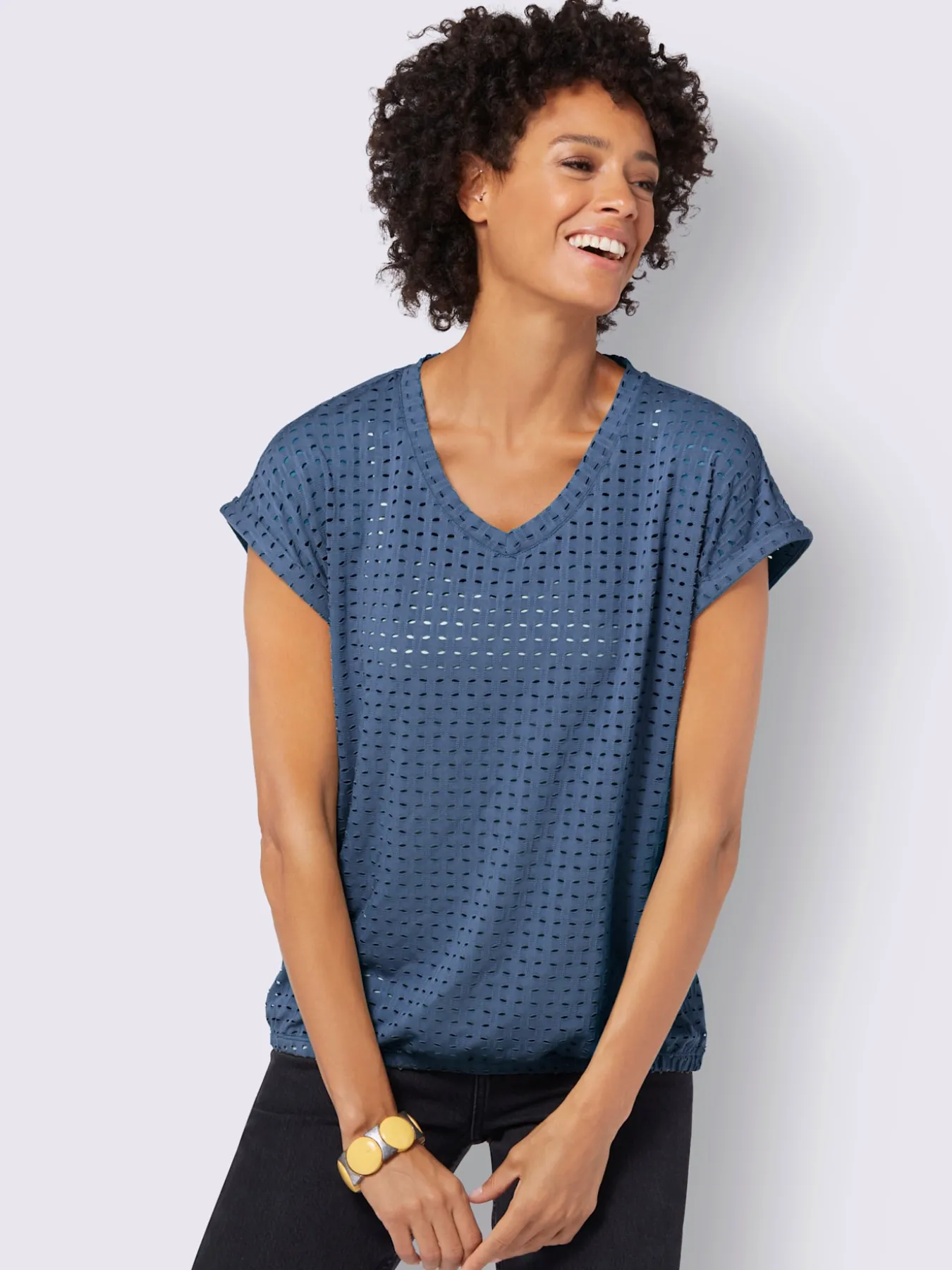 T-shirt à manches courtes qualité extensible