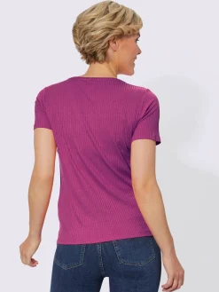 T-shirt à manches courtes qualité viscose extensible souple