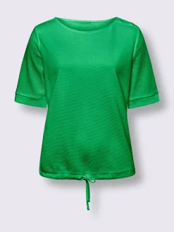 T-shirt à manches courtes qualité finement structurée