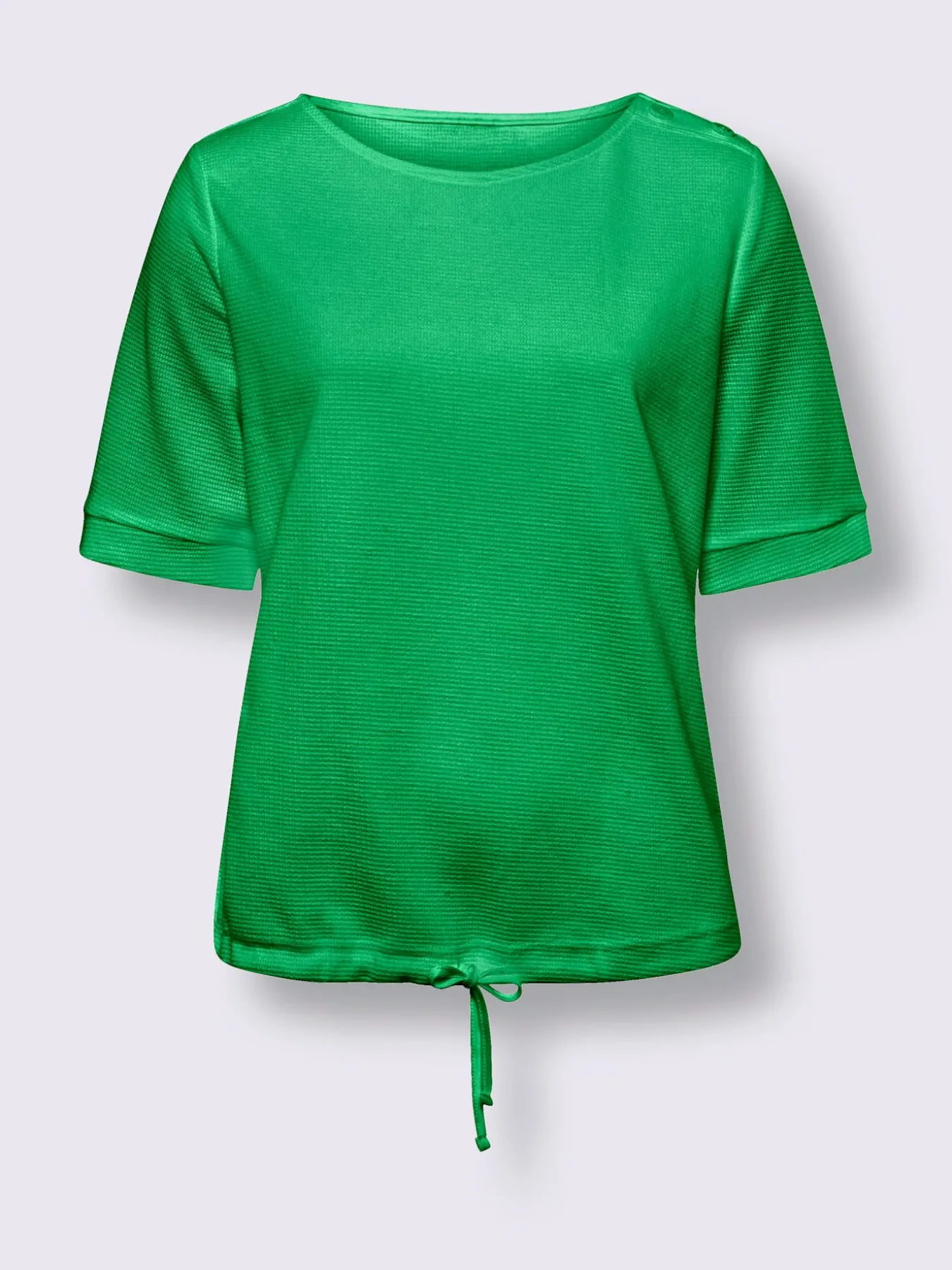 T-shirt à manches courtes qualité finement structurée