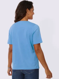 T-shirt à manches courtes ruban gros grain avec rivets