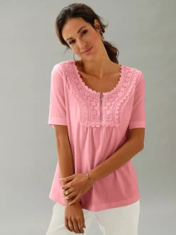 T-shirt à manches courtes superbe broderie