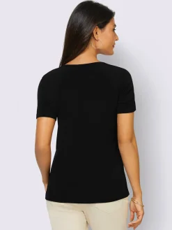 T-shirt à manches courtes superbe encolure
