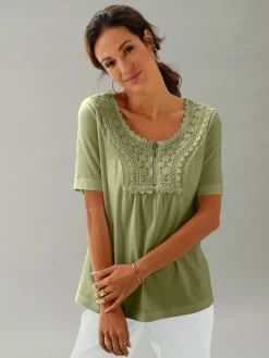 T-shirt à manches courtes superbe broderie