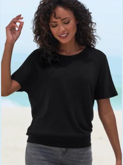 T-shirt à manches courtes tricot fin particulièrement doux