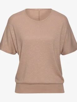 T-shirt à manches courtes tricot fin particulièrement doux