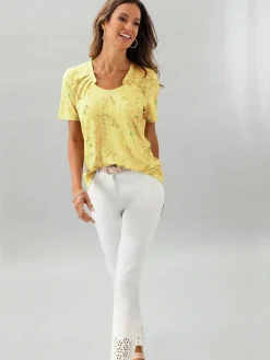 T-shirt à manches courtes viscose douce et fluide