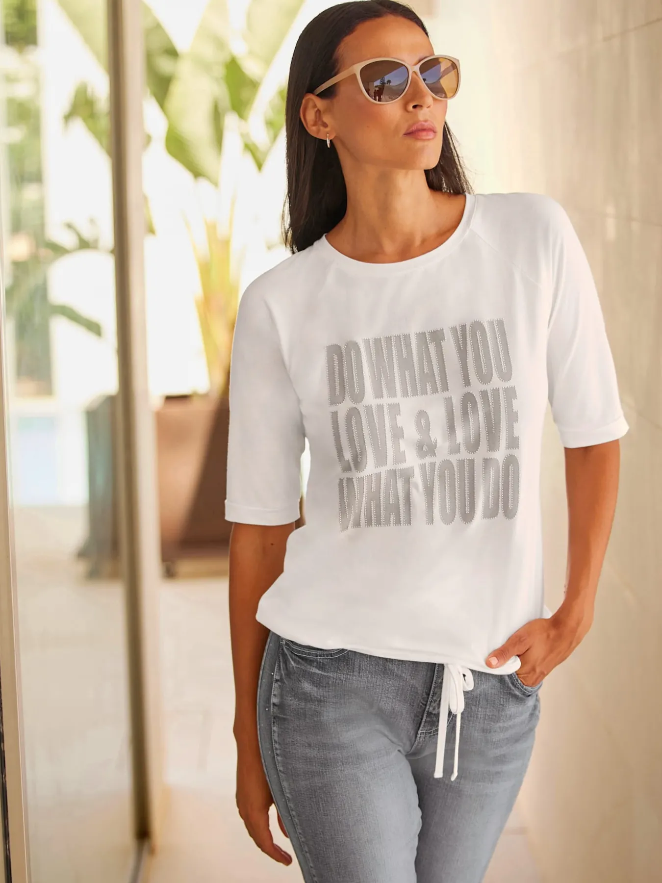 T-shirt à manches courtes viscose douce et fluide