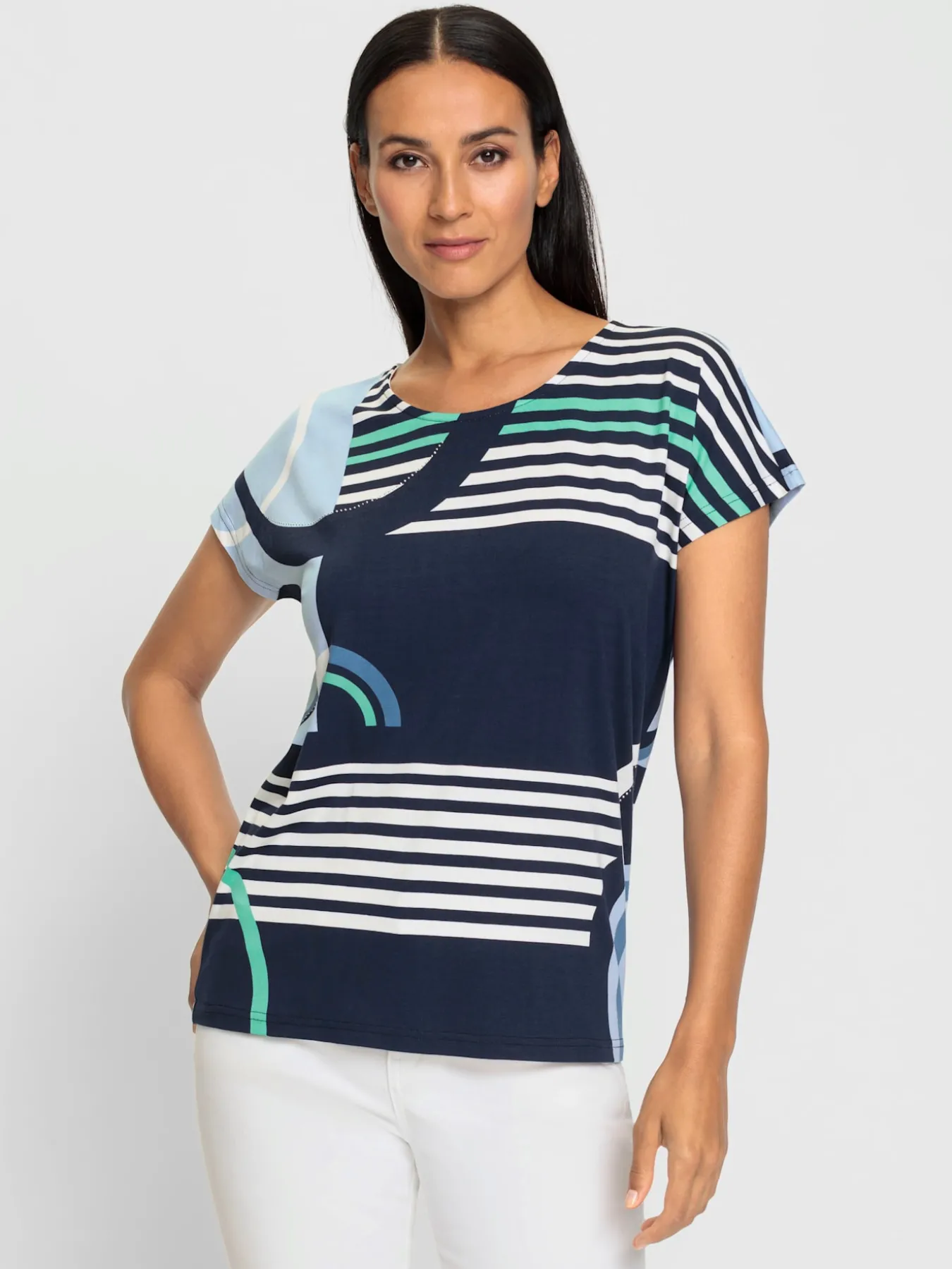 T-shirt à manches courtes viscose douce et fluide