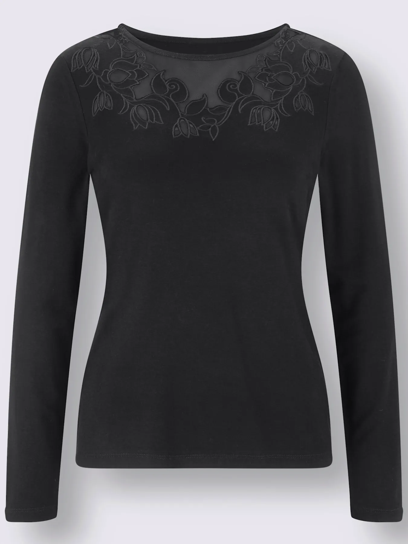 T-shirt à manches longues 95% viscose