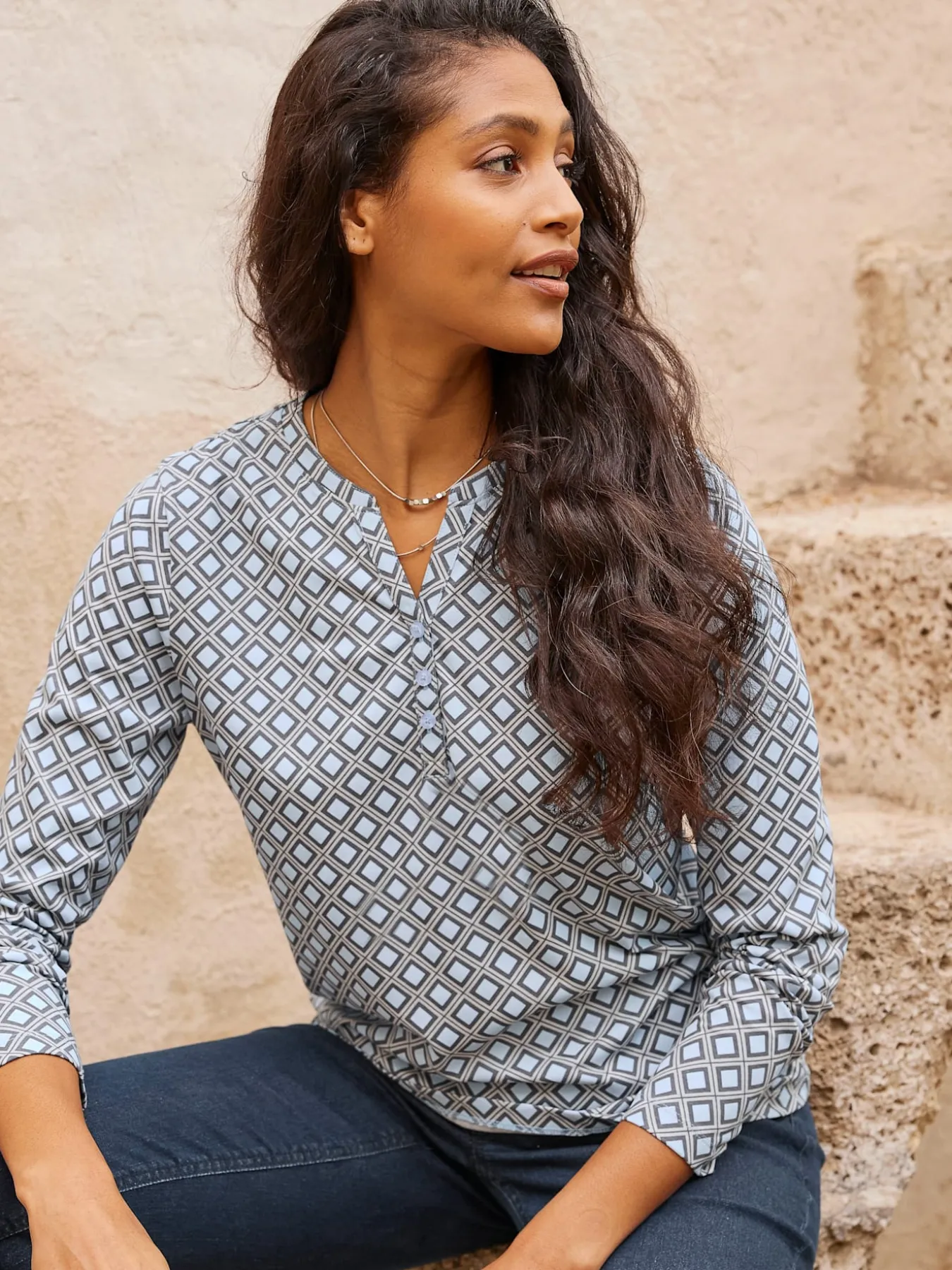 T-shirt à manches longues 100% coton