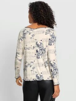 T-shirt à manches longues avec viscose (ecovero)