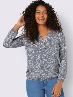 T-shirt à manches longues affinant
