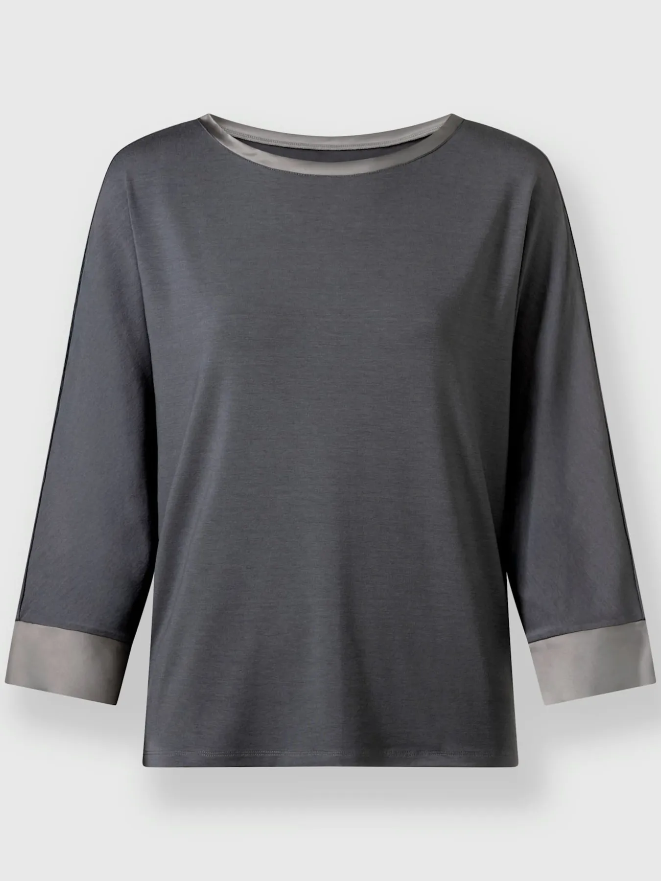 T-shirt à manches longues bords ouverts modernes